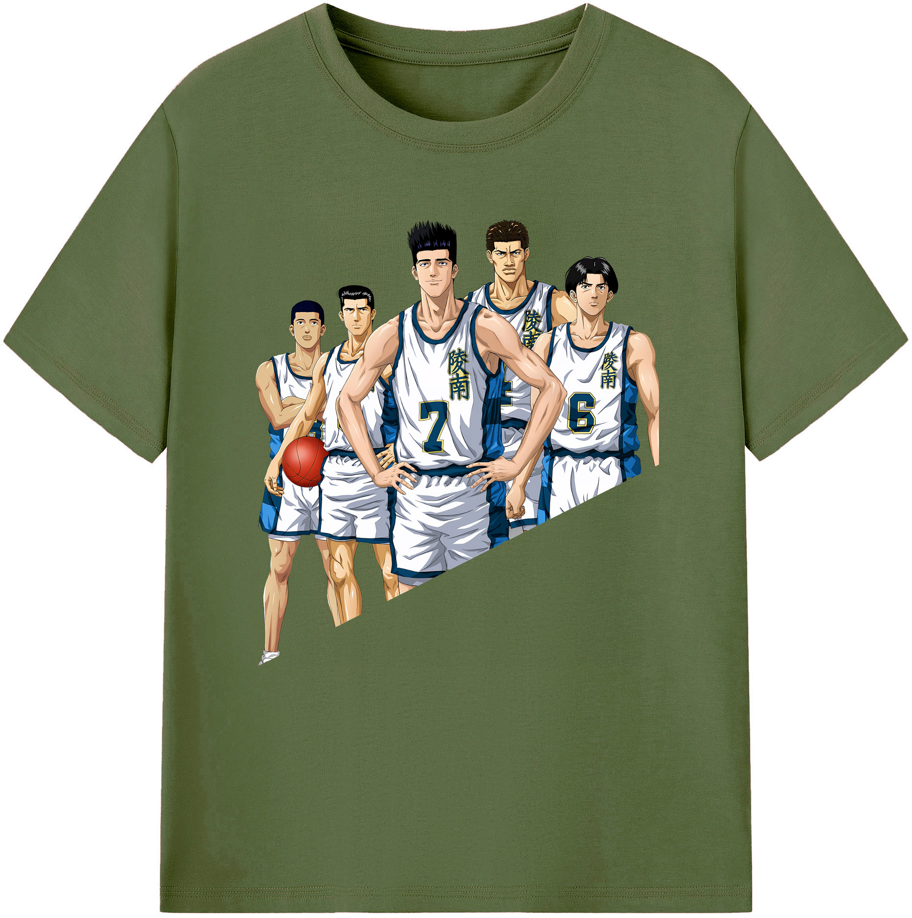 （画像用） SLAM DUNK／スラムダンク 綿100％半袖Tシャツ（フロントプリント）